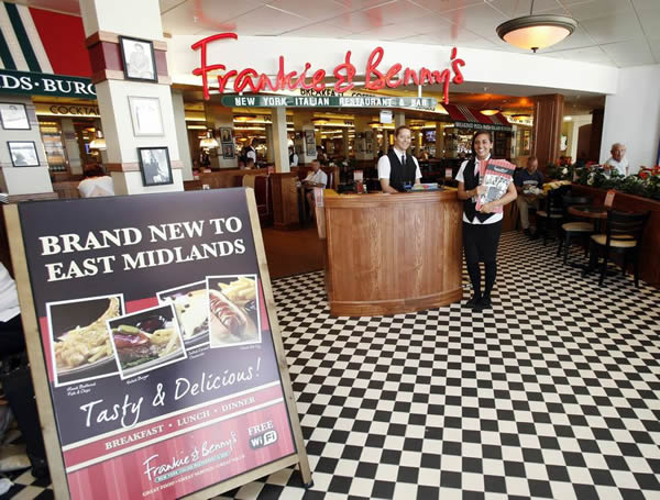 Frankie And Benny's East Midlands Airport Opening Times