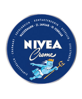 nivea personalised tin